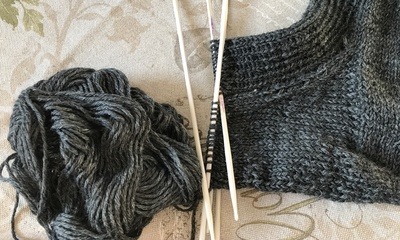 GraueSocken1_3 Fuß